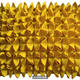 yellow origami cushion