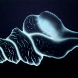 Ghost - Acrylic on board.