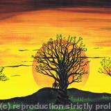 Moment Of Solitude. - Acrylic on acrylic card.