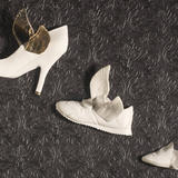 flying shoes - bone china with lustre