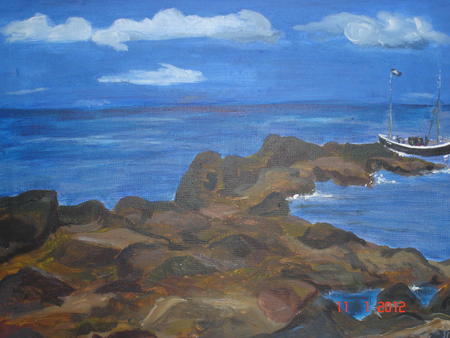 Rocks at sea 