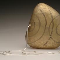 Brass evening bag