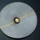 Small silver dish | | | Oxidised silver, 18ct gold, yellow gold leaf Small silver dish