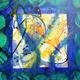 | £100(sold) | 100 x 100cm | Oil on deep edged canvas