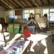 Students having a tea…