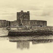 Carrickfergus Castle (antique style)