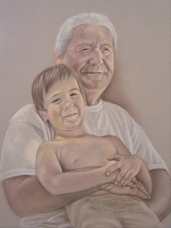 Grandpa and grandson
