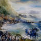 on-the-incoming-tide | £285 | 50 x 40cm | watercolour on canvas on-the-incoming-tide