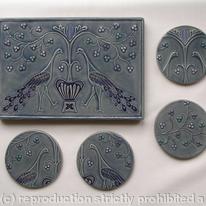 Peacocks with Tree of Life