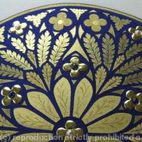 Illuminated Rose Window - Byzantine Leaf - Detail