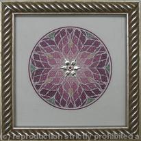 Miniature Illuminated Rose Window - Fritillaria