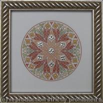 Miniature Illuminated Rose Window - Saint-Ouen, Rouen