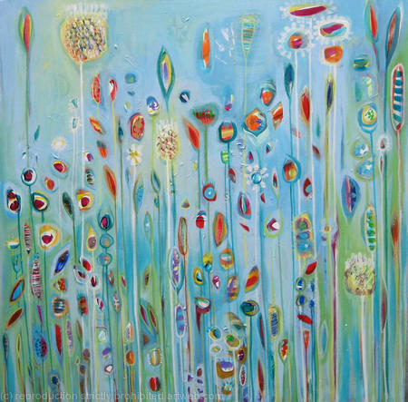 Turquoise Flowers