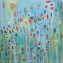 Turquoise Flowers
