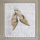 Sians Shoes Silver | | 77 x 85cm | acrylic on canvas Sians Shoes Silver