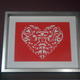 framed heartwork SOLD