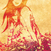 Girl in Flowers