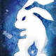 Blue Rabbit Flame Tail