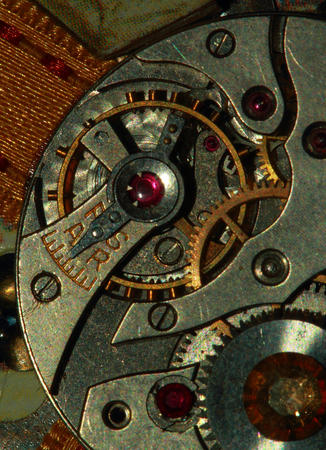 A clocks inner workings