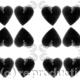 Hearts | | | Found plastic - photocopied Hearts