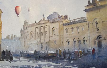 Ballons over the Guild Hall Bath