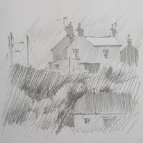Cottages above Porthleven