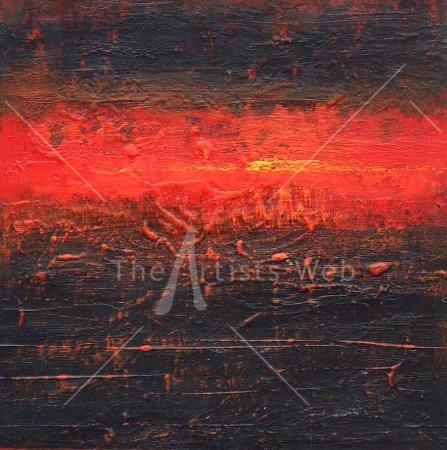 Red Horizon with sun