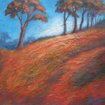 Red Hill with Trees