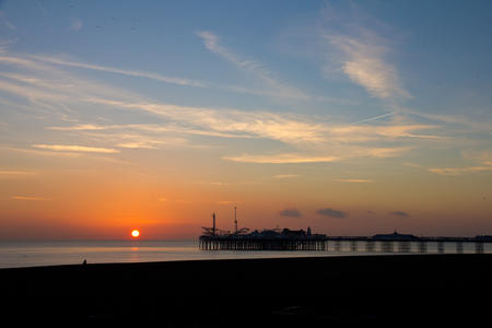 Brighton Palace Pier, January Sunset