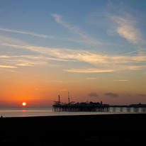 Brighton Palace Pier, January Sunset