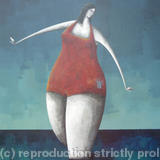 Dancer in Water - Acrylic on canvas