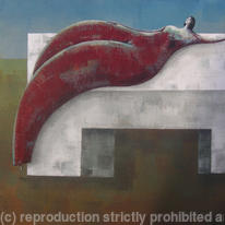 Reclining with Bird