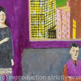 Family in Berlin detail - acrylic on canvas