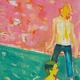 Angel | £150 | 70 x 50cm | acrylic on paper Angel