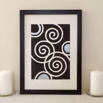 Spirals, black