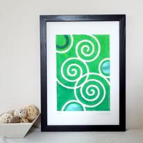 Spirals, green