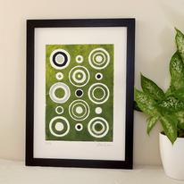 Concentric, olive green