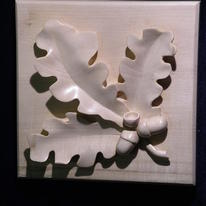 Oak leaf by Claire Morris