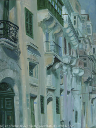 Balconies in Malta