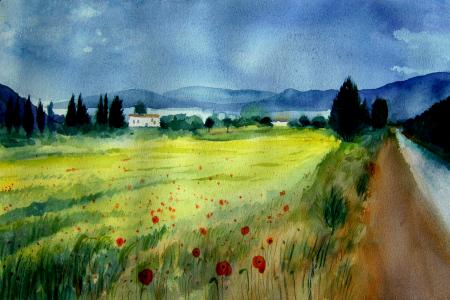 Rural Turkey landscape