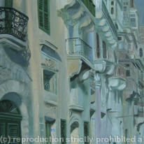 Balconies in Malta