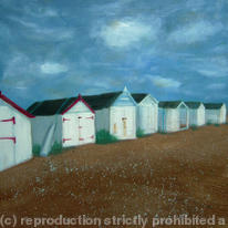 Beach huts in Cooden