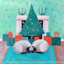 Festive twins