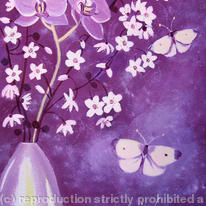 Orchids and blossom
