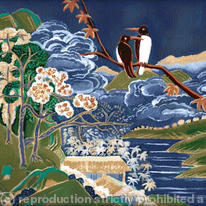 Landscape with birds