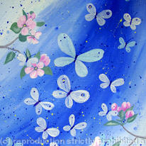 hidden Butterflies and blossom…