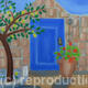 Blue Door with Lemon…