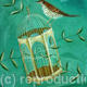 Gilded Cage with songthrush