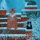 Cats in snow