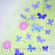 Butterflies with chrysanthamums